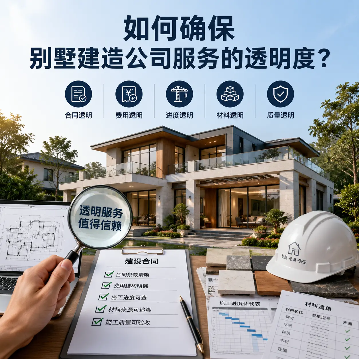 在 黔南 如何确保别墅建造公司服务的透明度？