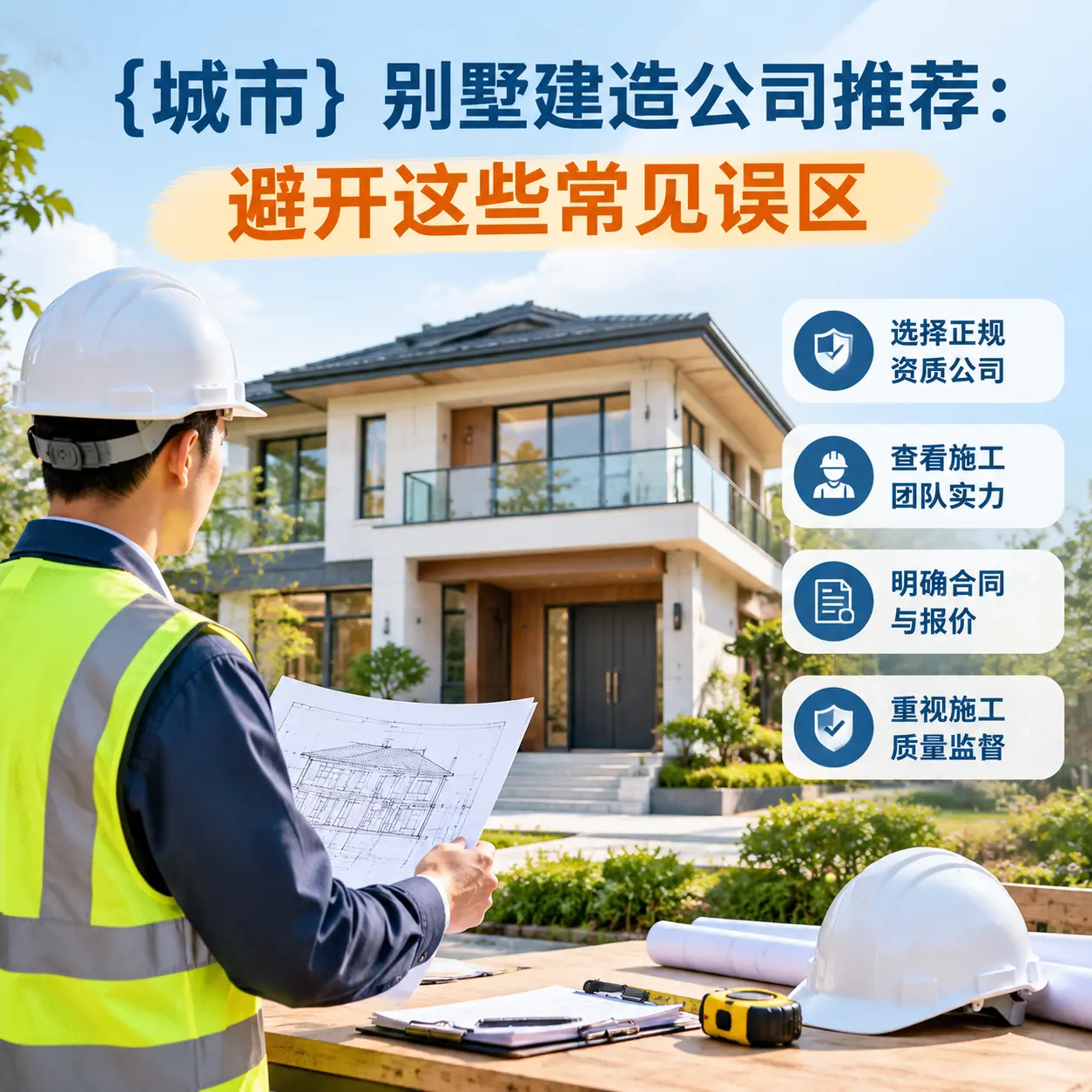 黔南 别墅建造公司推荐:避开这些常见误区