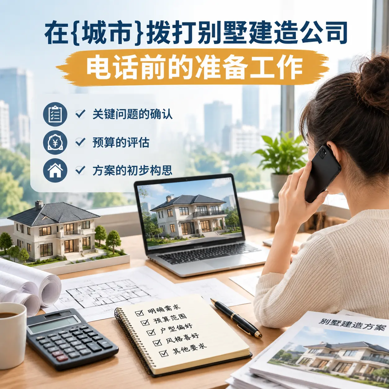 在黔南拨打别墅建造公司电话前的准备工作