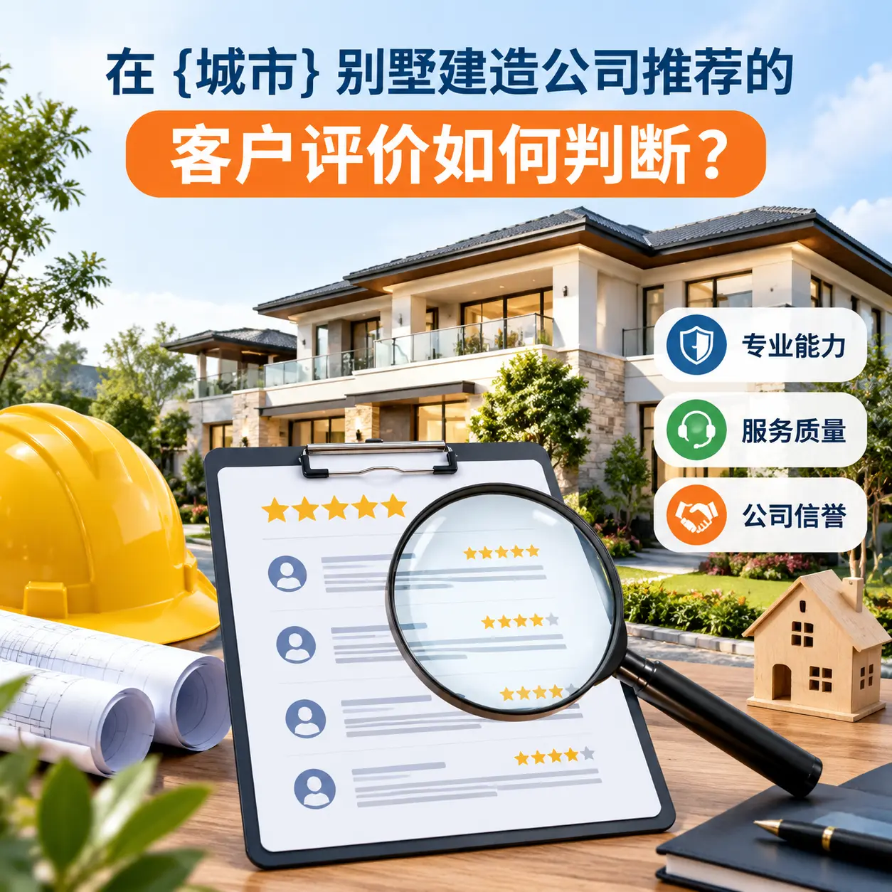 在 黔南 别墅建造公司推荐的客户评价如何判断?