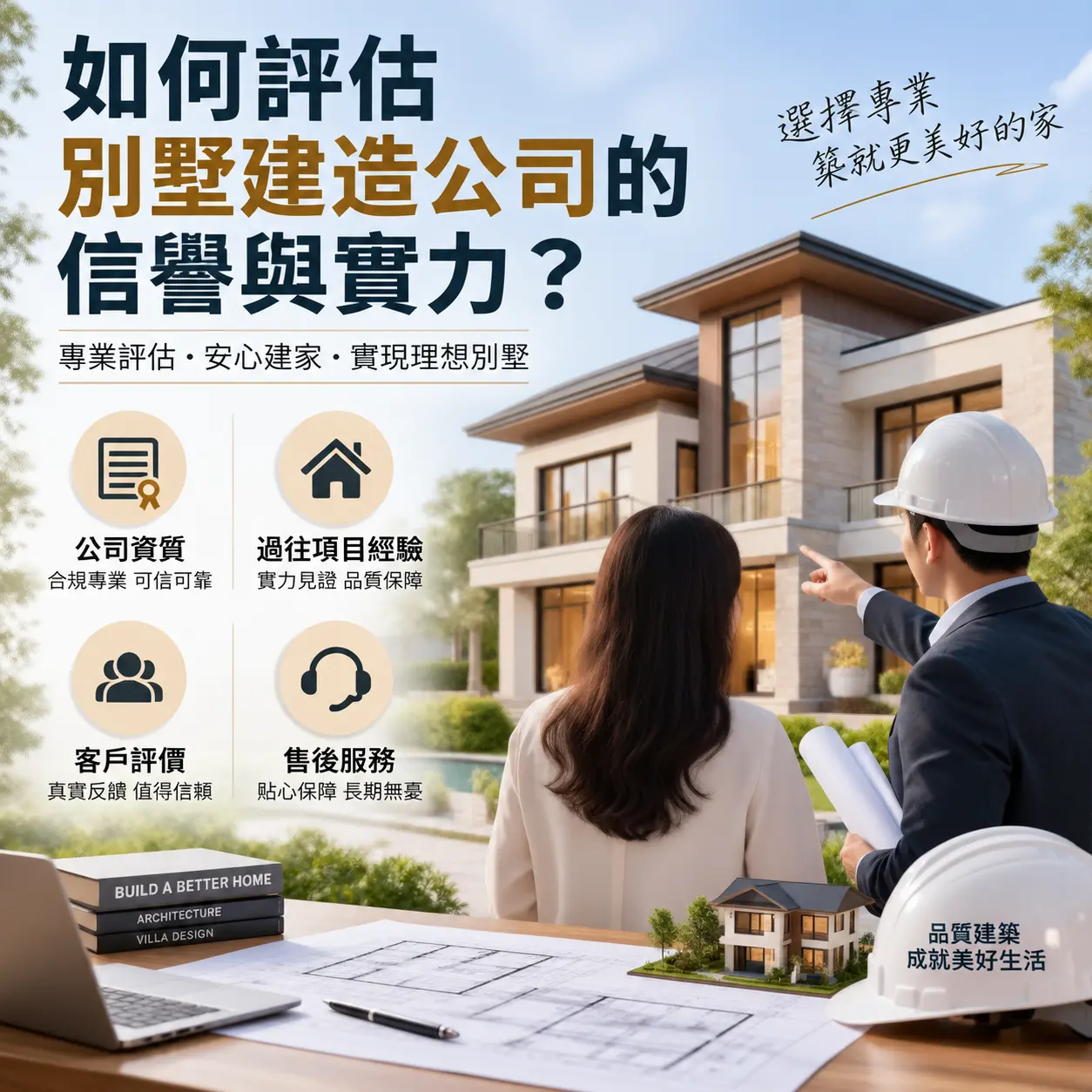 如何评估 黔南 别墅建造公司的信誉与实力？