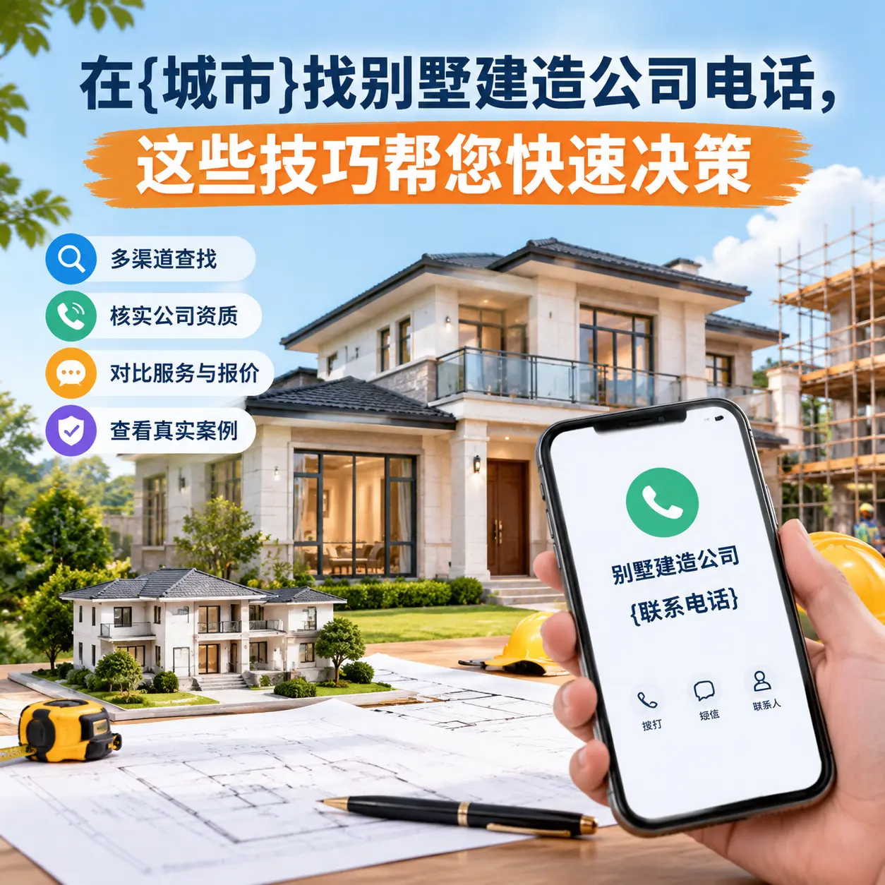 在黔南找别墅建造公司电话，这些技巧帮您快速决策