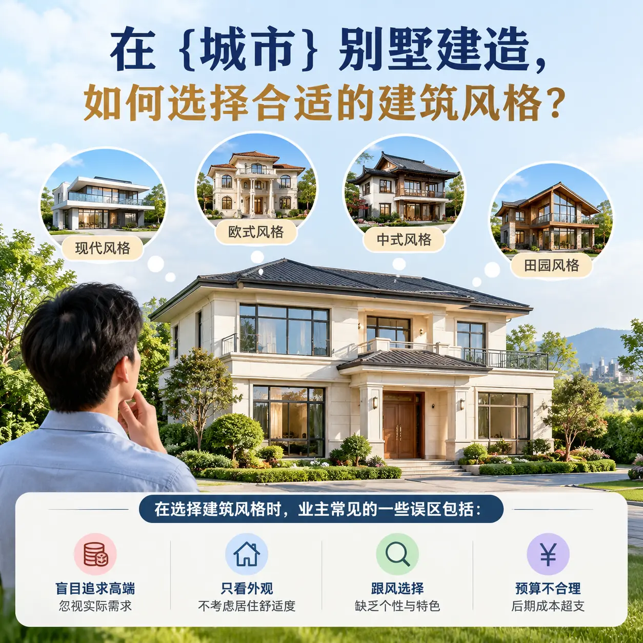 在 黔南 别墅建造，如何选择合适的建筑风格？