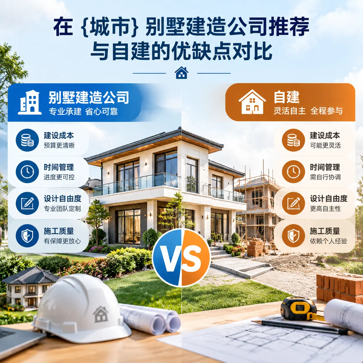 在 黔南 别墅建造公司推荐与自建的优缺点对比